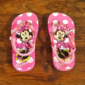 Minnie Mouse Flip Flops 7c